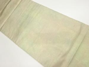 格子に抽象模様織出し袋帯